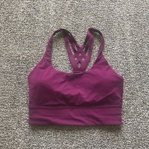 Lululemon long line sports bra size 6